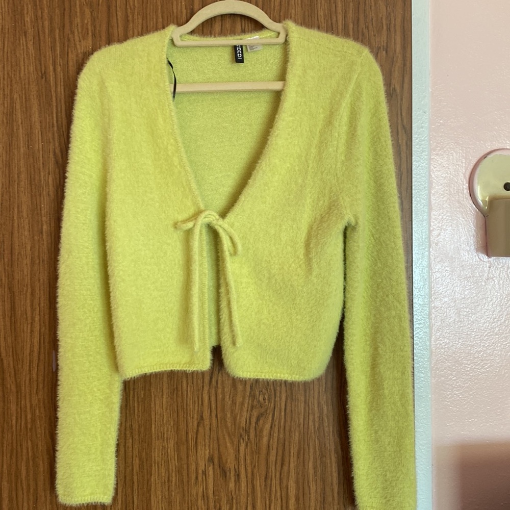 Tie Front Top, Green